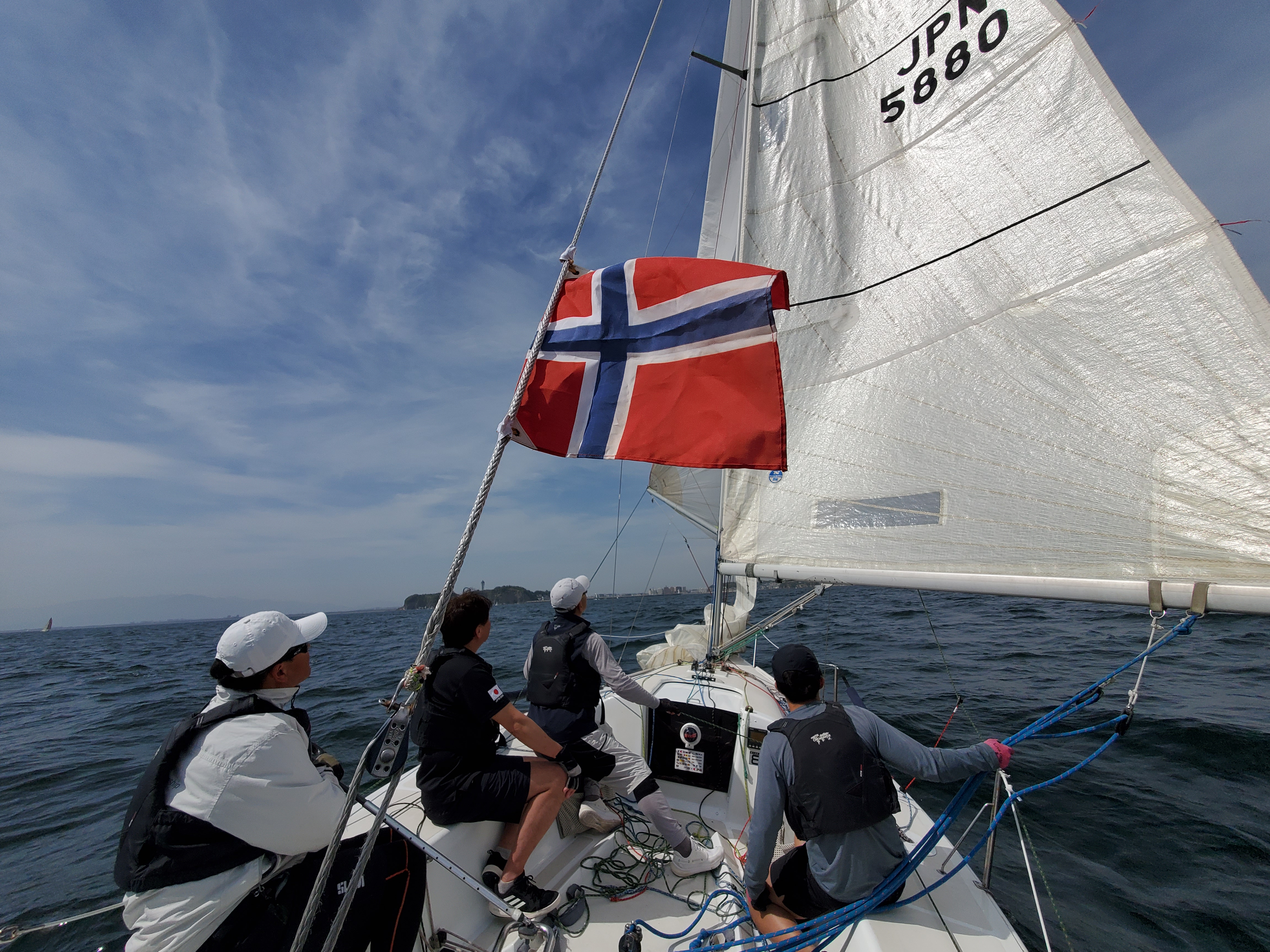 ヨットレースの様子